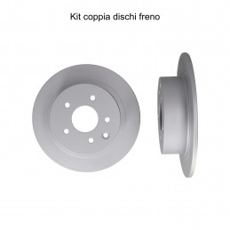 Coppia dischi freno posteriore