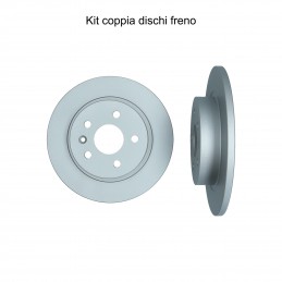 Coppia dischi freno posteriore