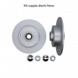Coppia dischi freno posteriore