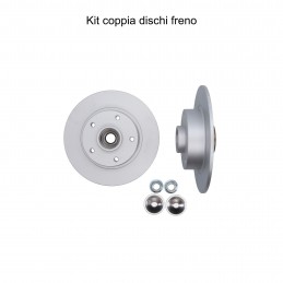 Coppia dischi freno posteriore