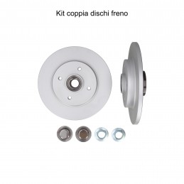 Coppia dischi freno posteriore