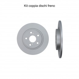 Coppia dischi freno posteriore