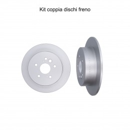 Coppia dischi freno posteriore