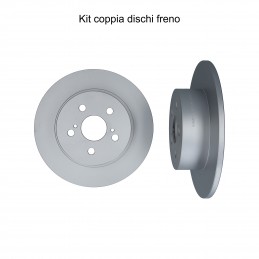 Coppia dischi freno posteriore