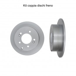 Coppia dischi freno posteriore