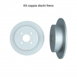 Coppia dischi freno posteriore