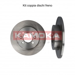 Coppia dischi freno posteriore