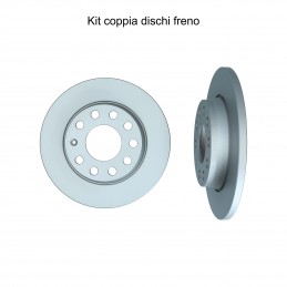 Coppia dischi freno posteriore