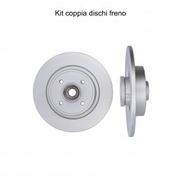 Coppia dischi freno posteriore