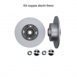 Coppia dischi freno posteriore