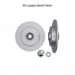 Coppia dischi freno posteriore