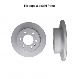 Coppia dischi freno posteriore