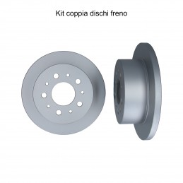 Coppia dischi freno posteriore