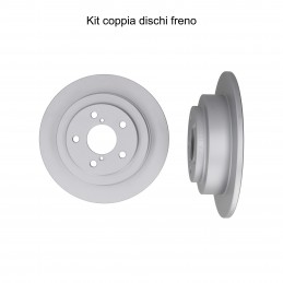 Coppia dischi freno posteriore