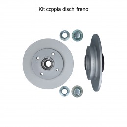 Coppia dischi freno posteriore