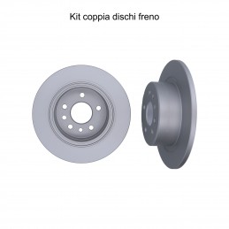 Coppia dischi freno posteriore