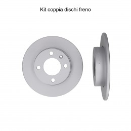 Coppia dischi freno posteriore