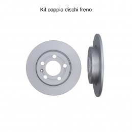 Coppia dischi freno posteriore