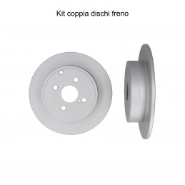 Coppia dischi freno posteriore