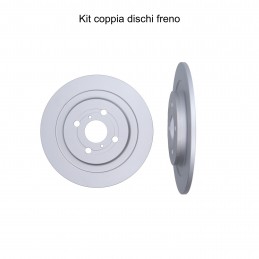 Coppia dischi freno posteriore