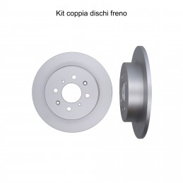 Coppia dischi freno posteriore