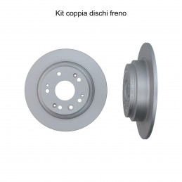 Coppia dischi freno posteriore
