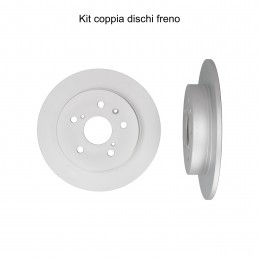 Coppia dischi freno posteriore