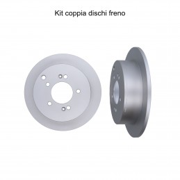 Coppia dischi freno posteriore