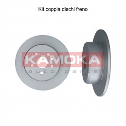 Coppia dischi freno posteriore