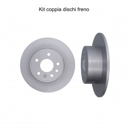 Coppia dischi freno posteriore