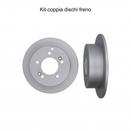 Coppia dischi freno posteriore