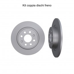 Coppia dischi freno posteriore