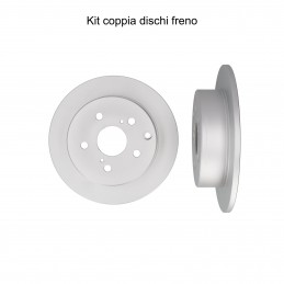 Coppia dischi freno posteriore
