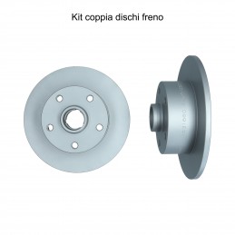 Coppia dischi freno posteriore