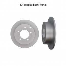 Coppia dischi freno posteriore