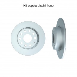 Coppia dischi freno posteriore