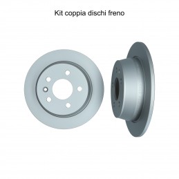 Coppia dischi freno posteriore