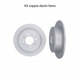 Coppia dischi freno posteriore