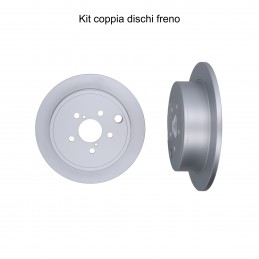 Coppia dischi freno posteriore