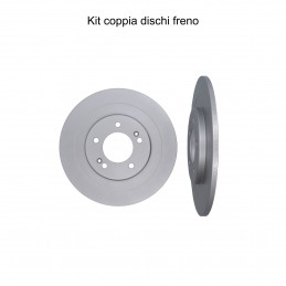 Coppia dischi freno posteriore