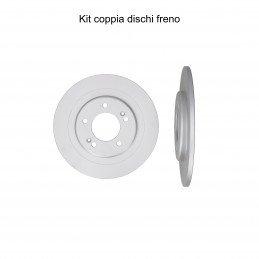 Coppia dischi freno posteriore