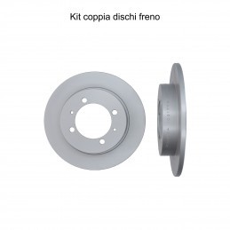 Coppia dischi freno posteriore