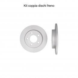 Coppia dischi freno posteriore