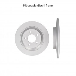 Coppia dischi freno posteriore