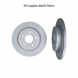 Coppia dischi freno posteriore