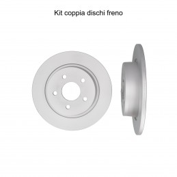 Coppia dischi freno posteriore