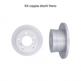 Coppia dischi freno posteriore