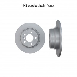 Coppia dischi freno posteriore