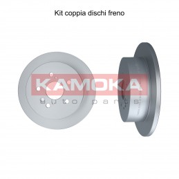 Coppia dischi freno posteriore