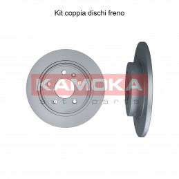 Coppia dischi freno posteriore